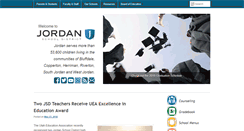 Desktop Screenshot of current.jordandistrict.org