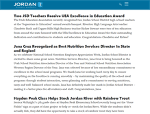 Tablet Screenshot of current.jordandistrict.org