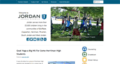 Desktop Screenshot of jordandistrict.org